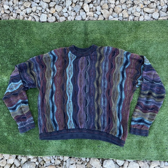 COOGI Other - Vintage COOGI Australia Multicolor Knitwear Crewneck Sweater Size XL